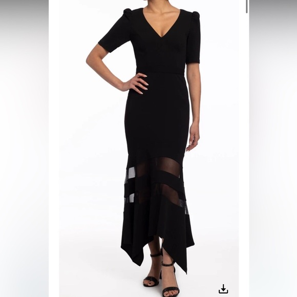 Xscape VNeck Scuba Gown - Picture 7 of 7